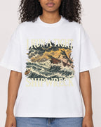 Mockup Boxy Heavyweight Tee White female close-up 05