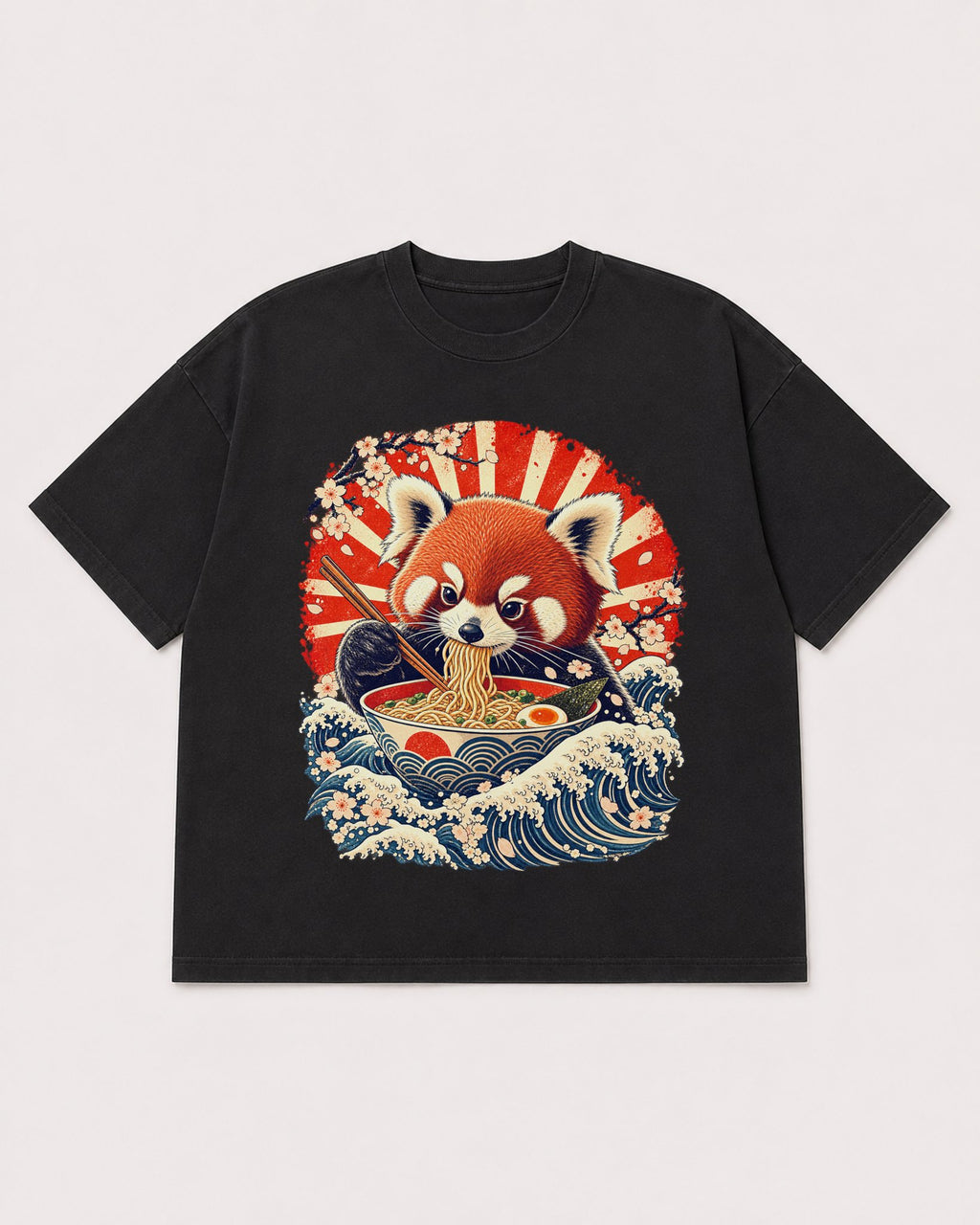 Mockup Boxy Heavyweight Tee Black product