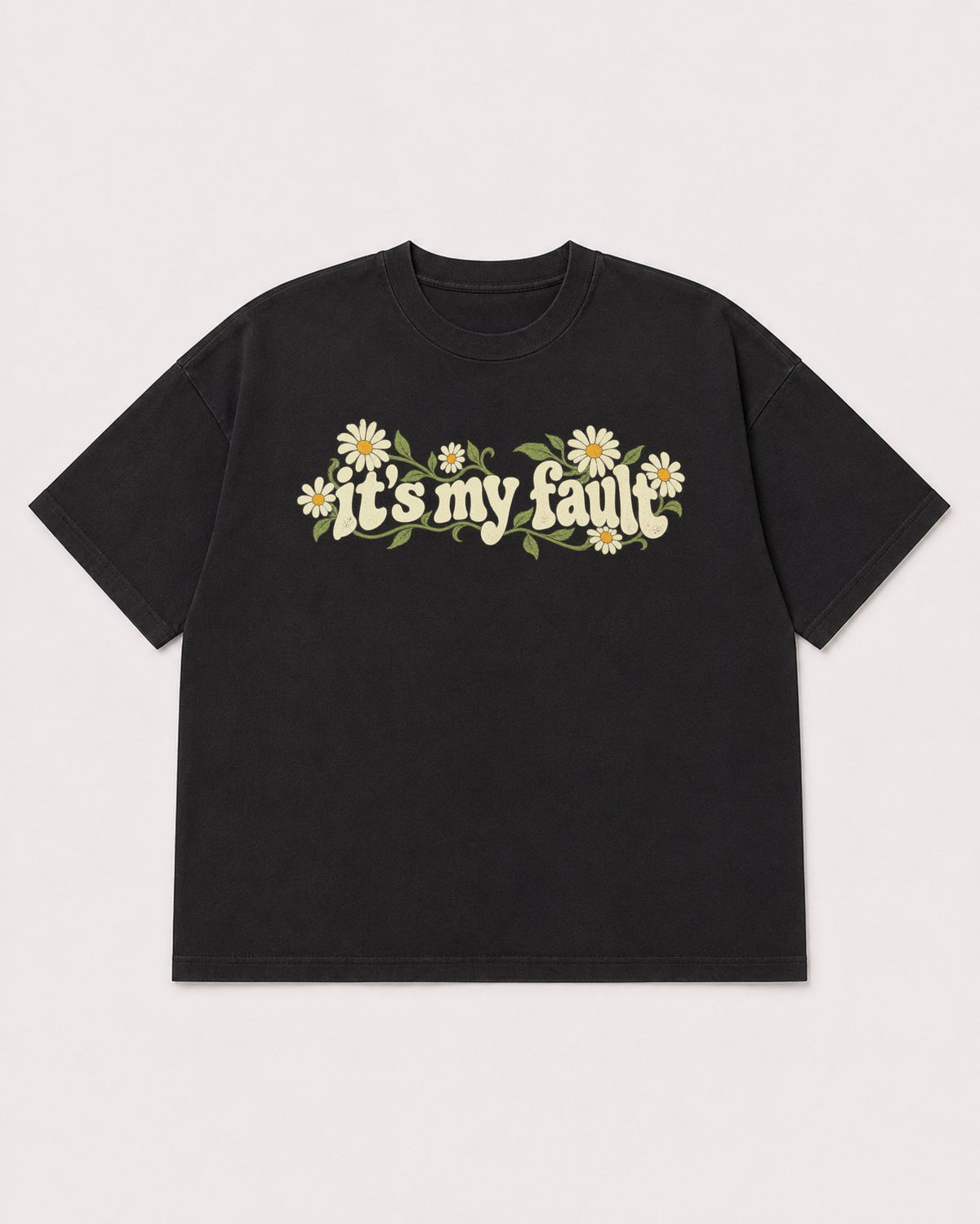Mockup Boxy Heavyweight Tee Black product