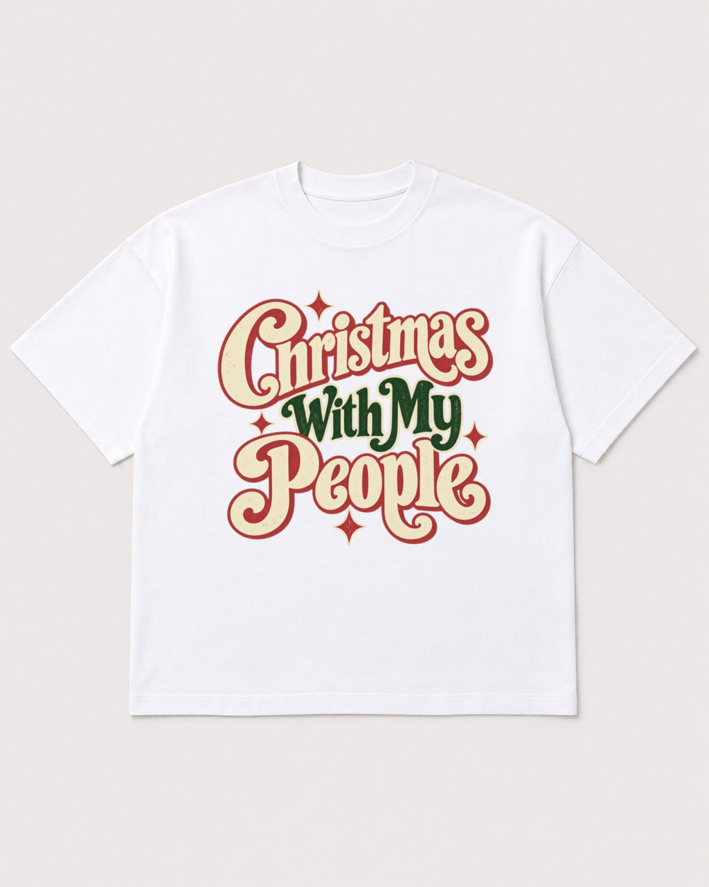Mockup Boxy Heavyweight Tee White product