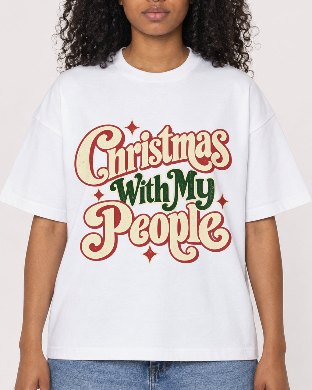 Mockup Boxy Heavyweight Tee White female close-up 05