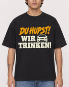 Mockup Boxy Heavyweight Tee Black male close-up 06