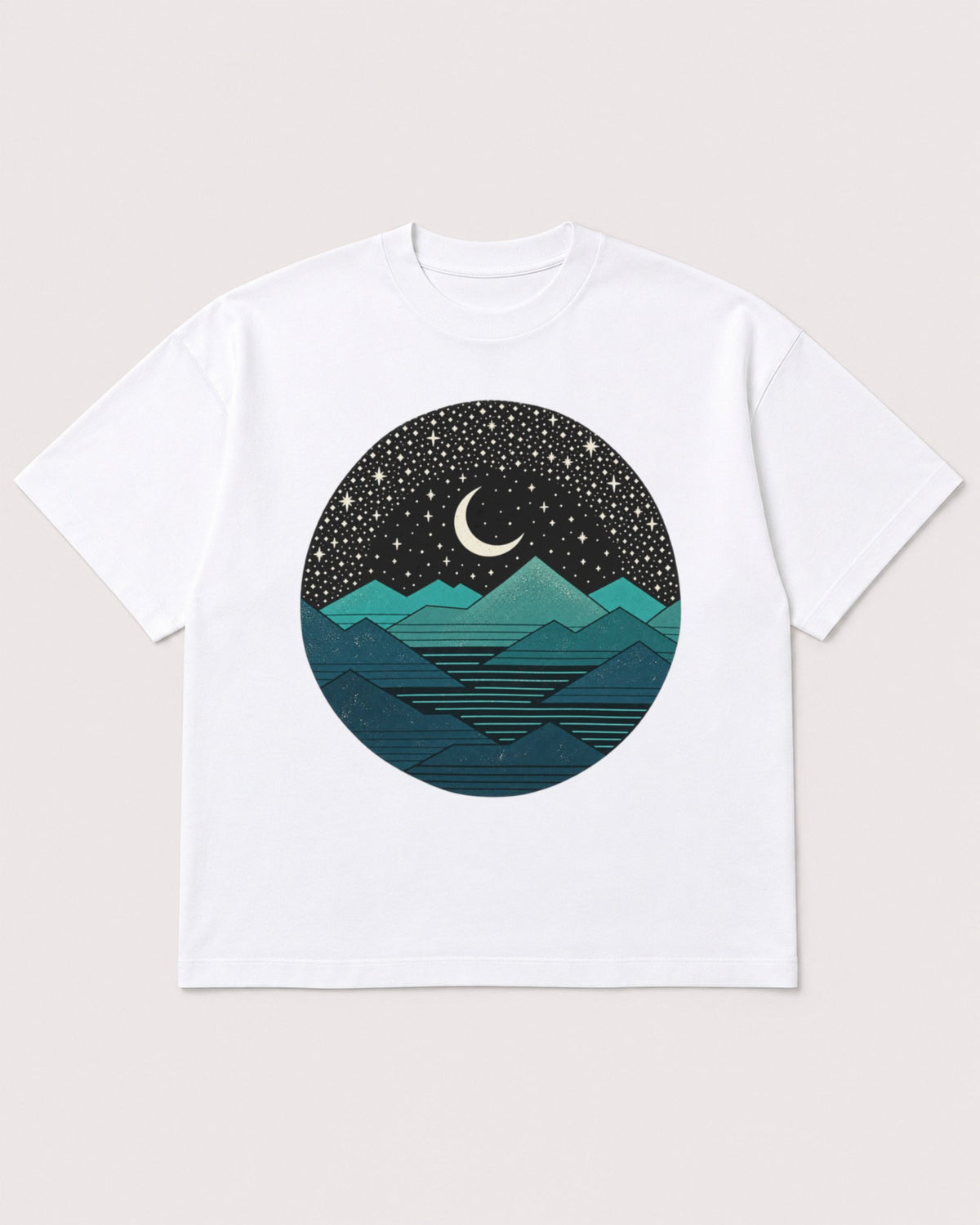 Mockup Boxy Heavyweight Tee White product