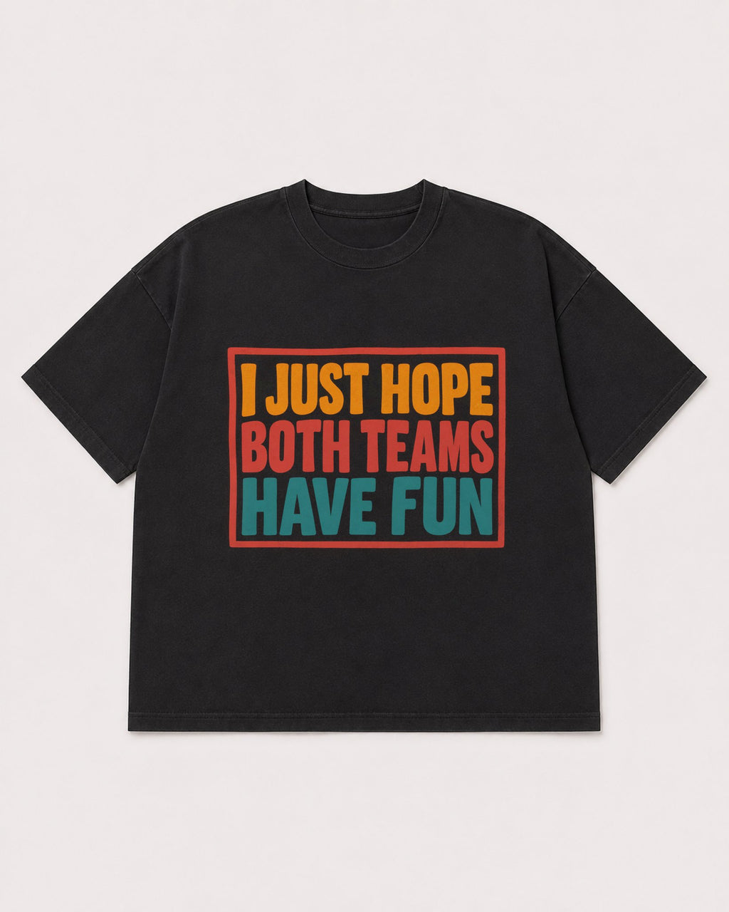 Mockup Boxy Heavyweight Tee Black product