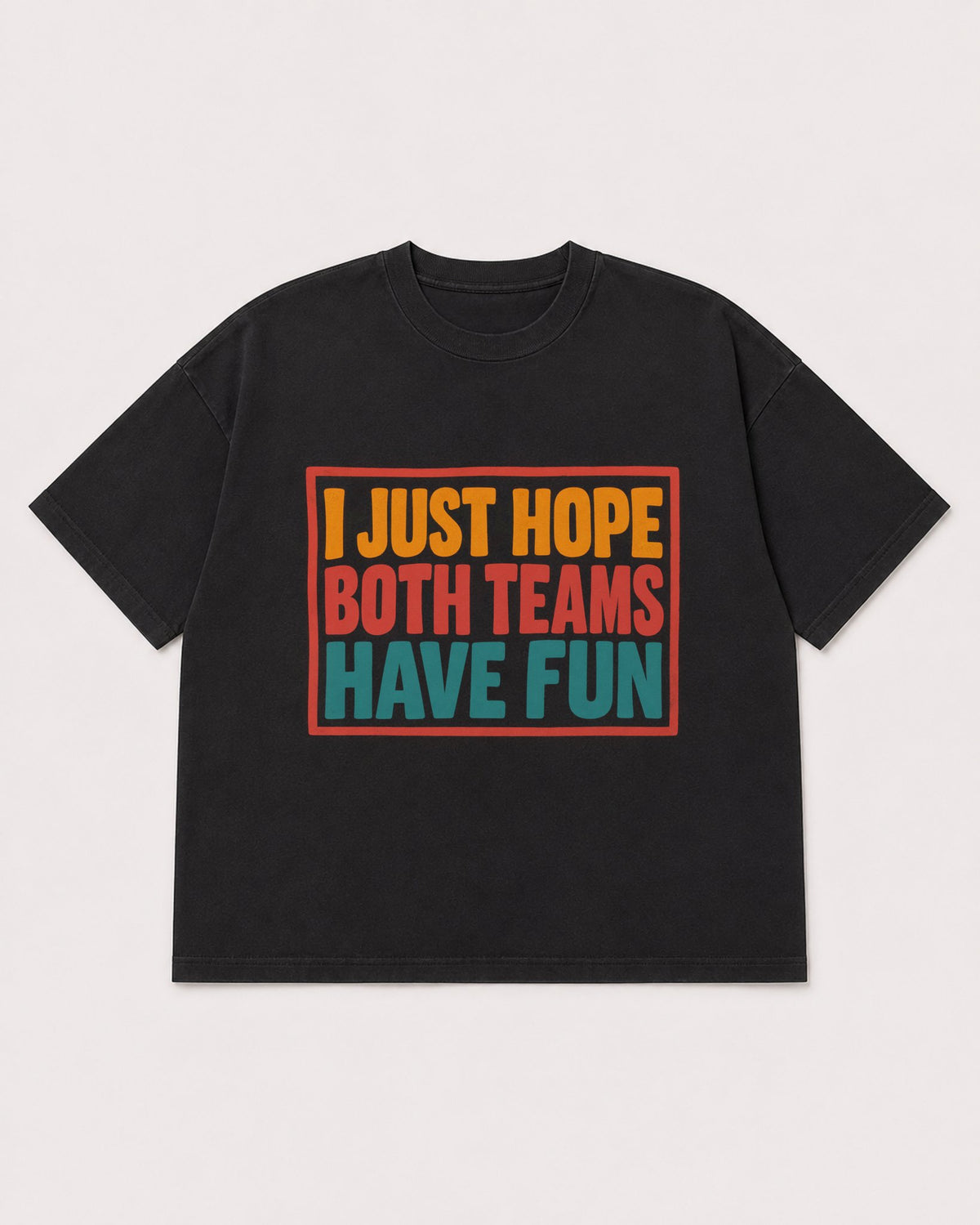 Mockup Boxy Heavyweight Tee Black product