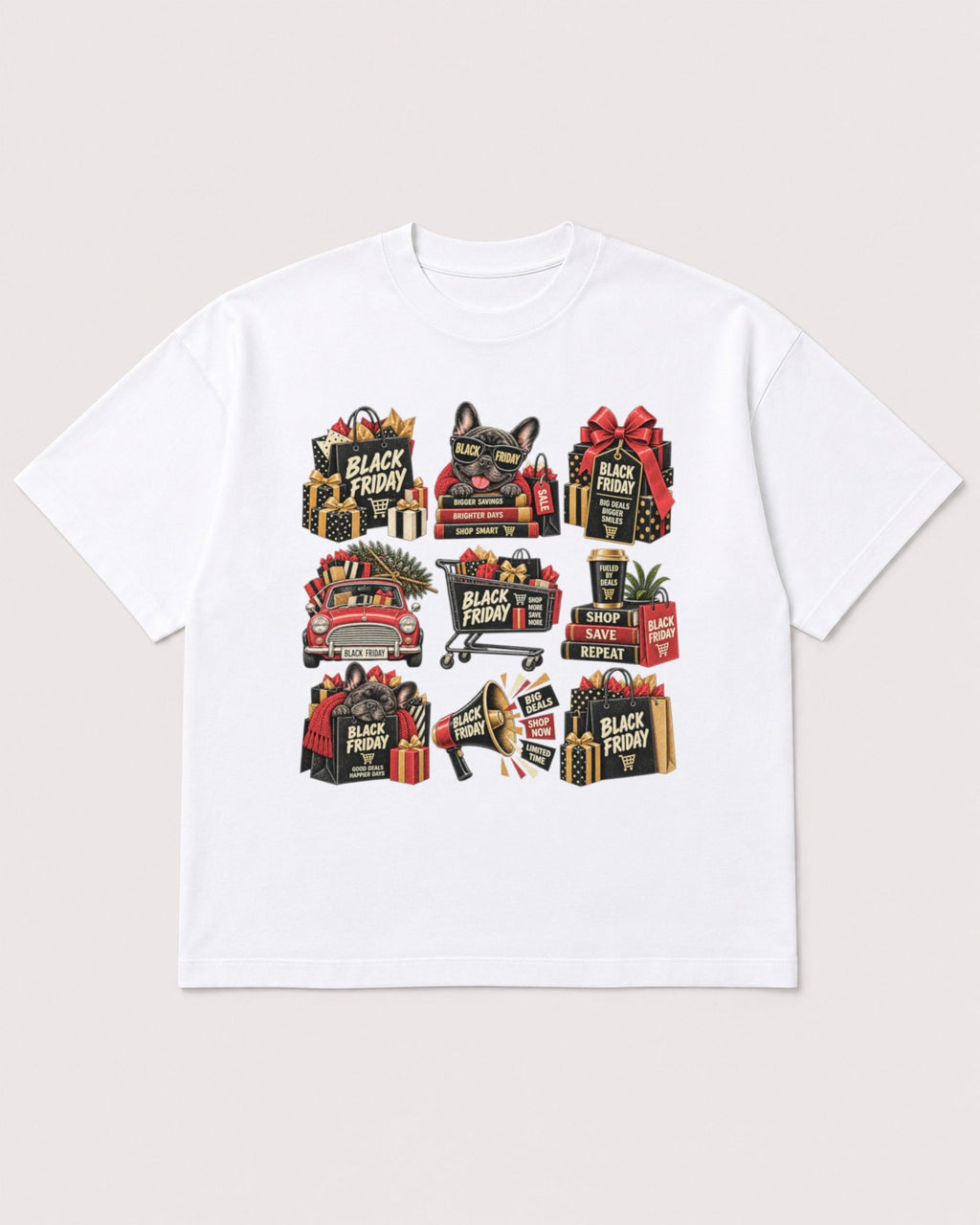 Mockup Boxy Heavyweight Tee White product