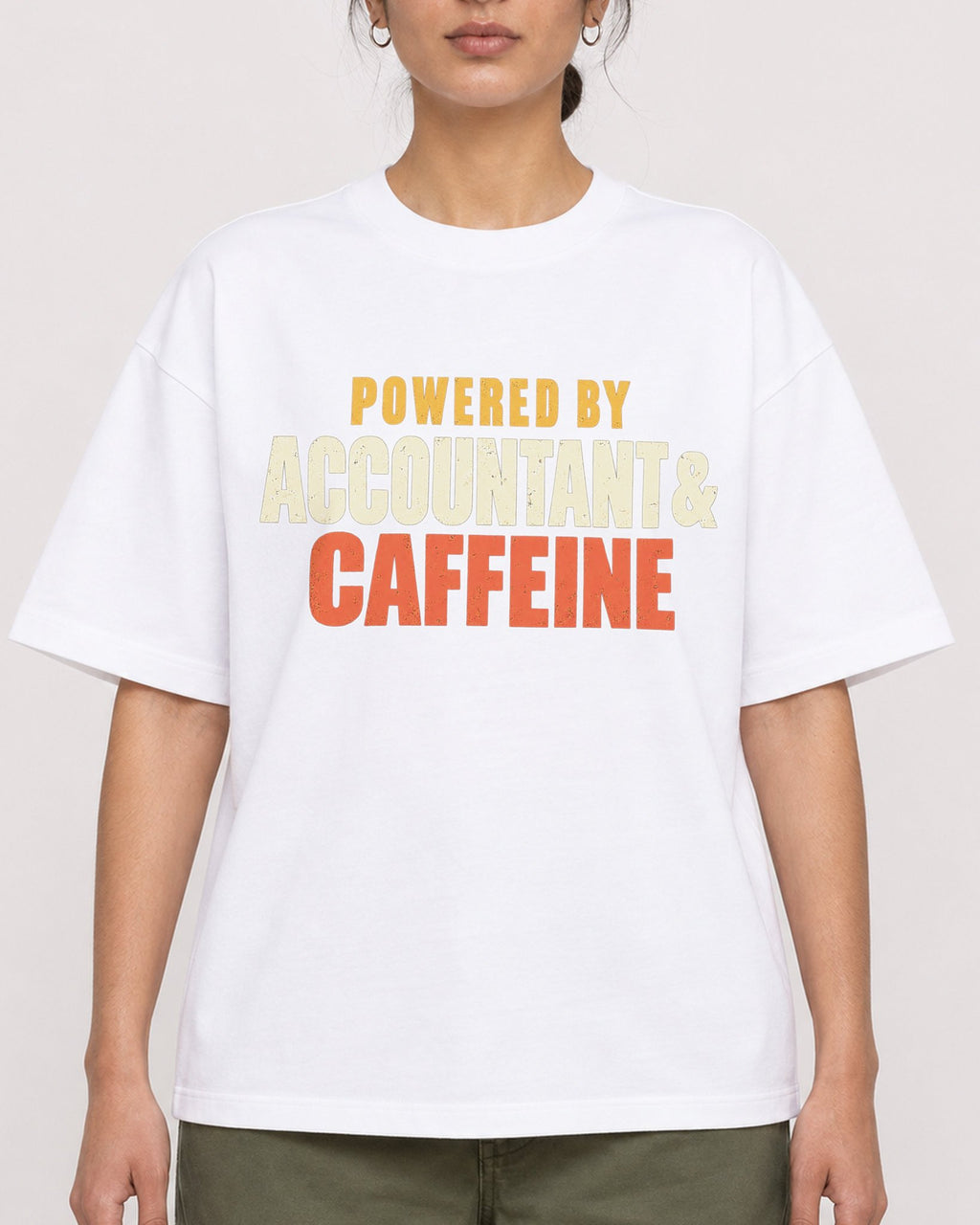 Mockup Boxy Heavyweight Tee White female close-up 17