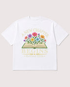 Mockup Boxy Heavyweight Tee White product