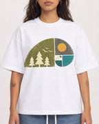 Mockup Boxy Heavyweight Tee White female close-up 06