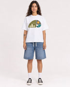 Mockup Boxy Heavyweight Tee White female full-body 06