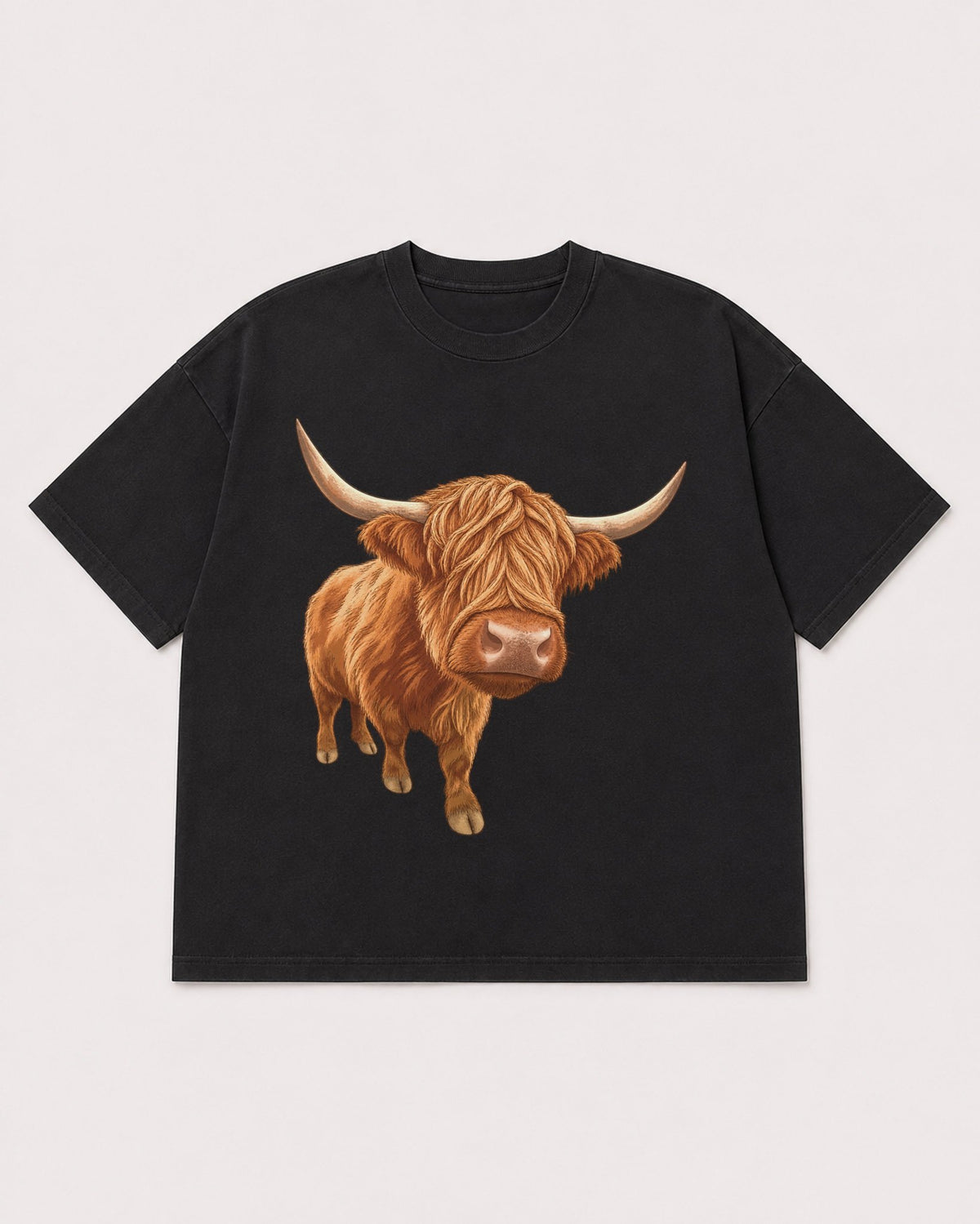 Mockup Boxy Heavyweight Tee Black product