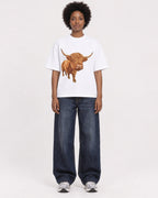 Mockup Boxy Heavyweight Tee White female full-body 14