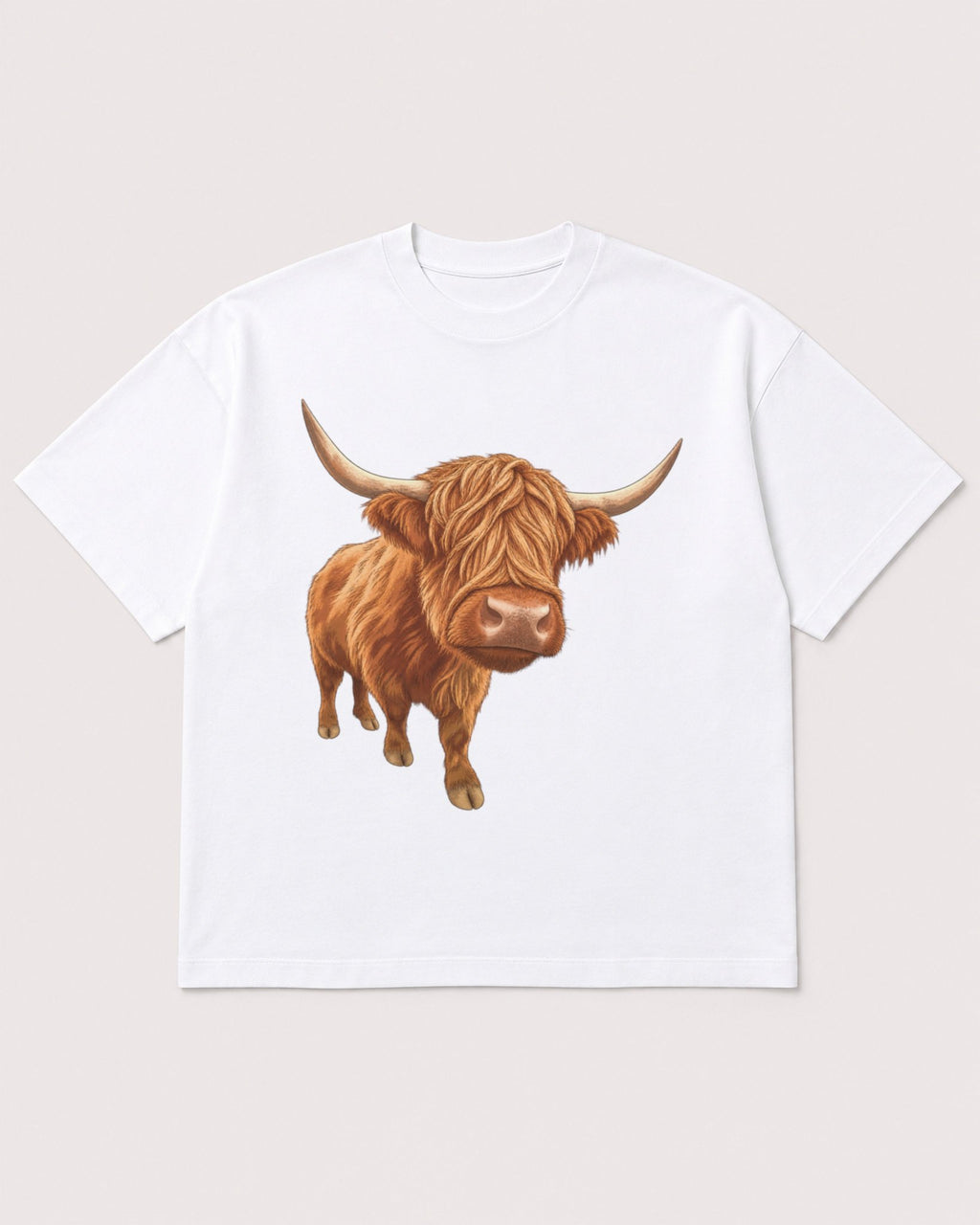 Mockup Boxy Heavyweight Tee White product