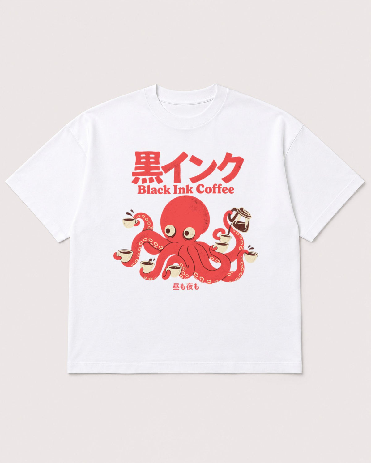 Mockup Boxy Heavyweight Tee White product