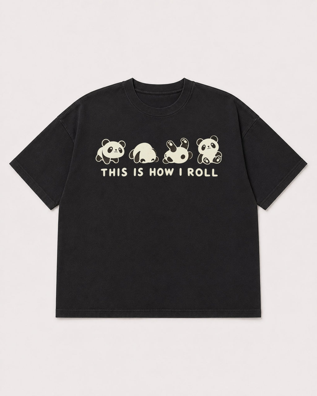 Mockup Boxy Heavyweight Tee Black product