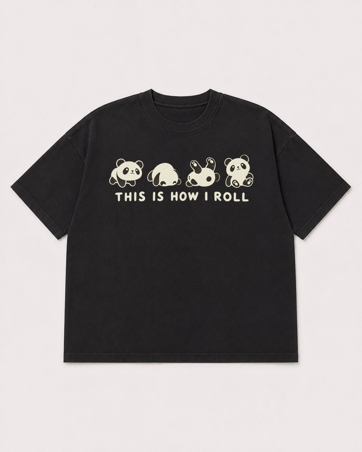 Mockup Boxy Heavyweight Tee Black product