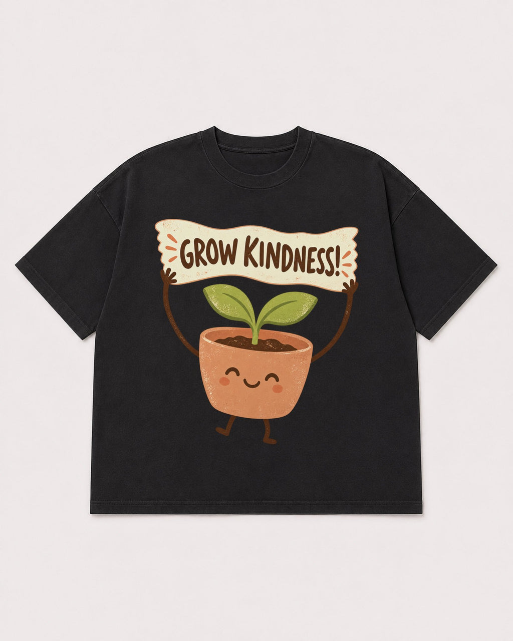 Mockup Boxy Heavyweight Tee Black product