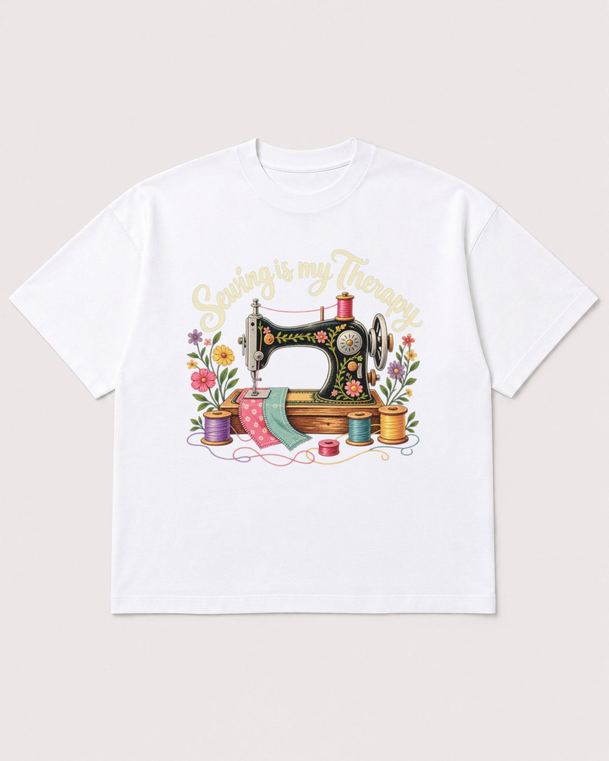 Mockup Boxy Heavyweight Tee White product