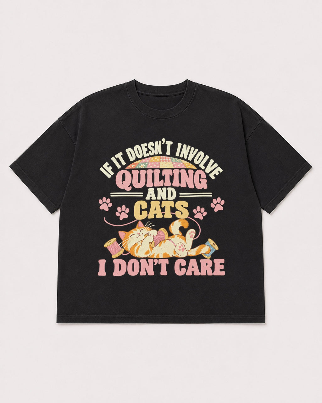 Mockup Boxy Heavyweight Tee Black product