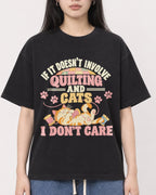 Mockup Boxy Heavyweight Tee Black female close-up 01