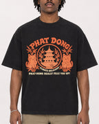 Mockup Boxy Heavyweight Tee Black male close-up 04