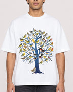 Mockup Boxy Heavyweight Tee White male close-up 10