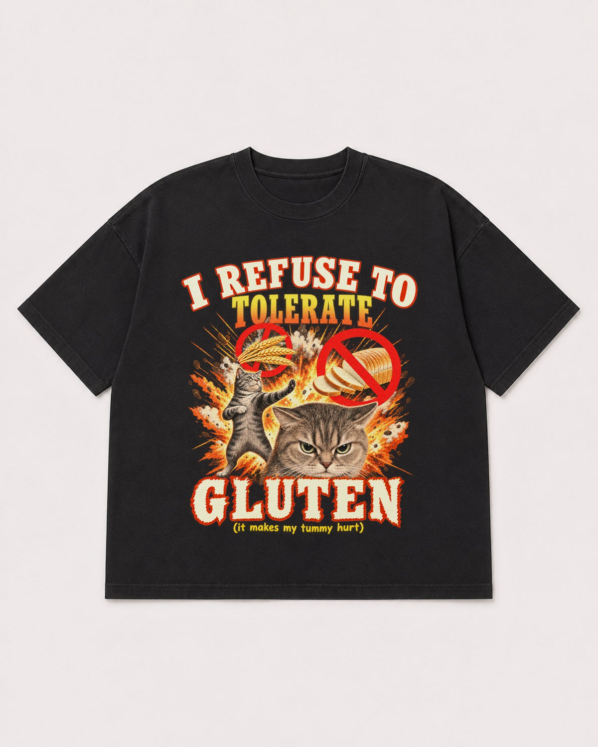 Mockup Boxy Heavyweight Tee Black product