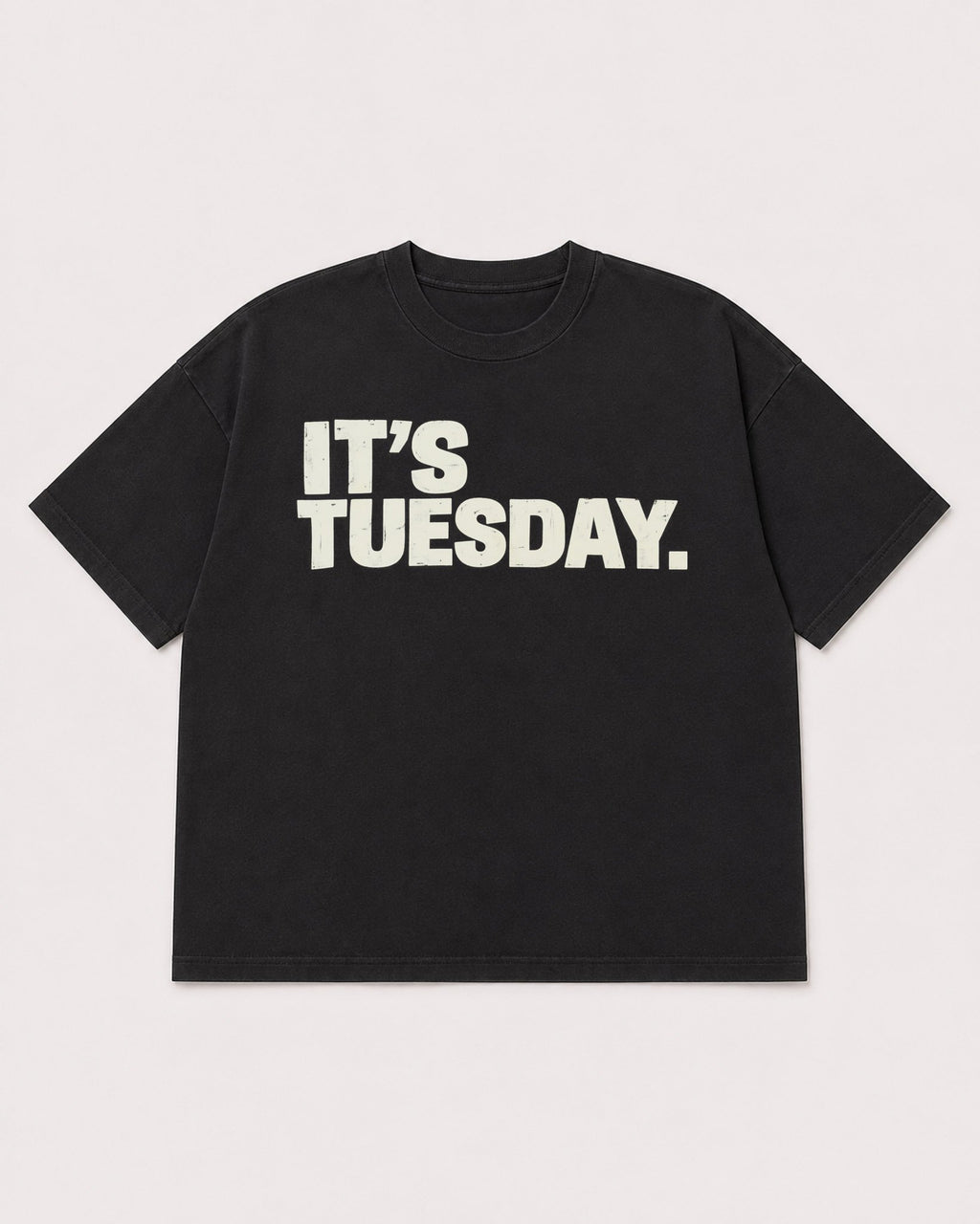 Mockup Boxy Heavyweight Tee Black product