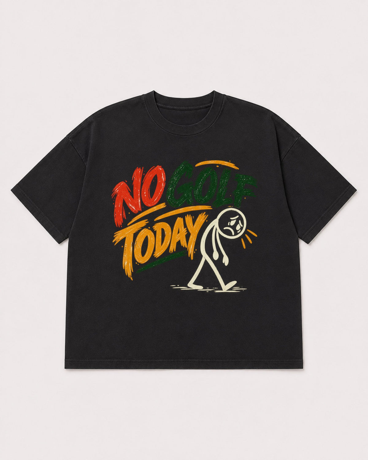 Mockup Boxy Heavyweight Tee Black product