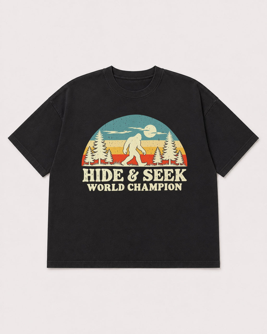 Mockup Boxy Heavyweight Tee Black product