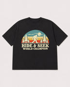 Mockup Boxy Heavyweight Tee Black product