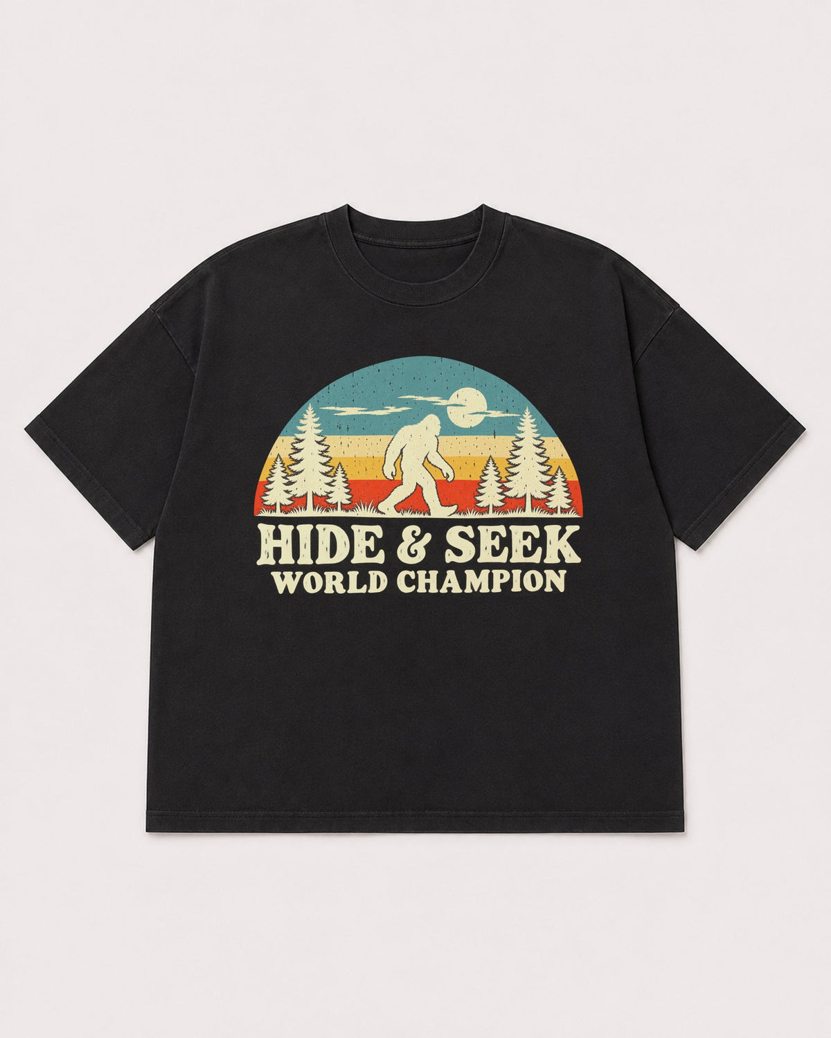Mockup Boxy Heavyweight Tee Black product