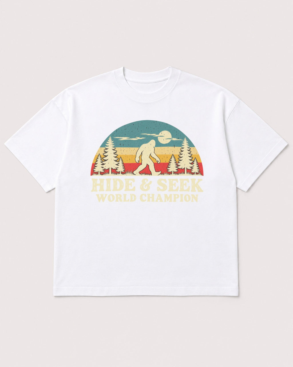 Mockup Boxy Heavyweight Tee White product