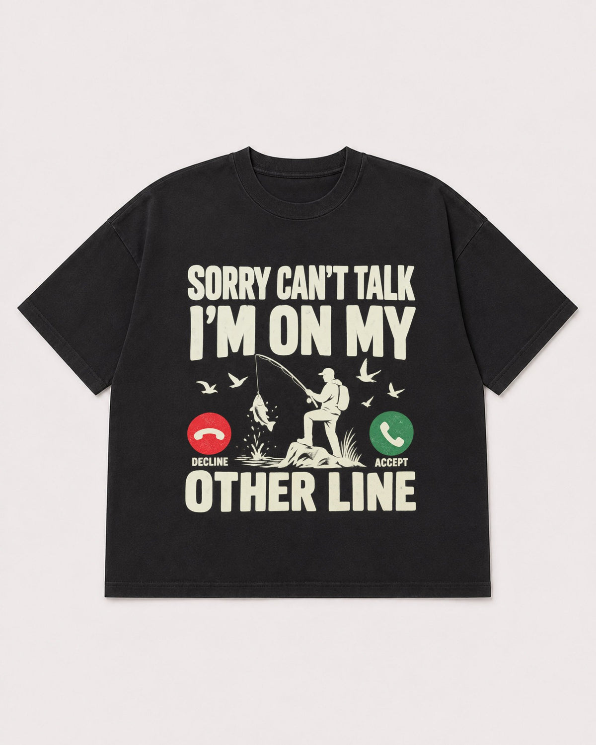 Mockup Boxy Heavyweight Tee Black product
