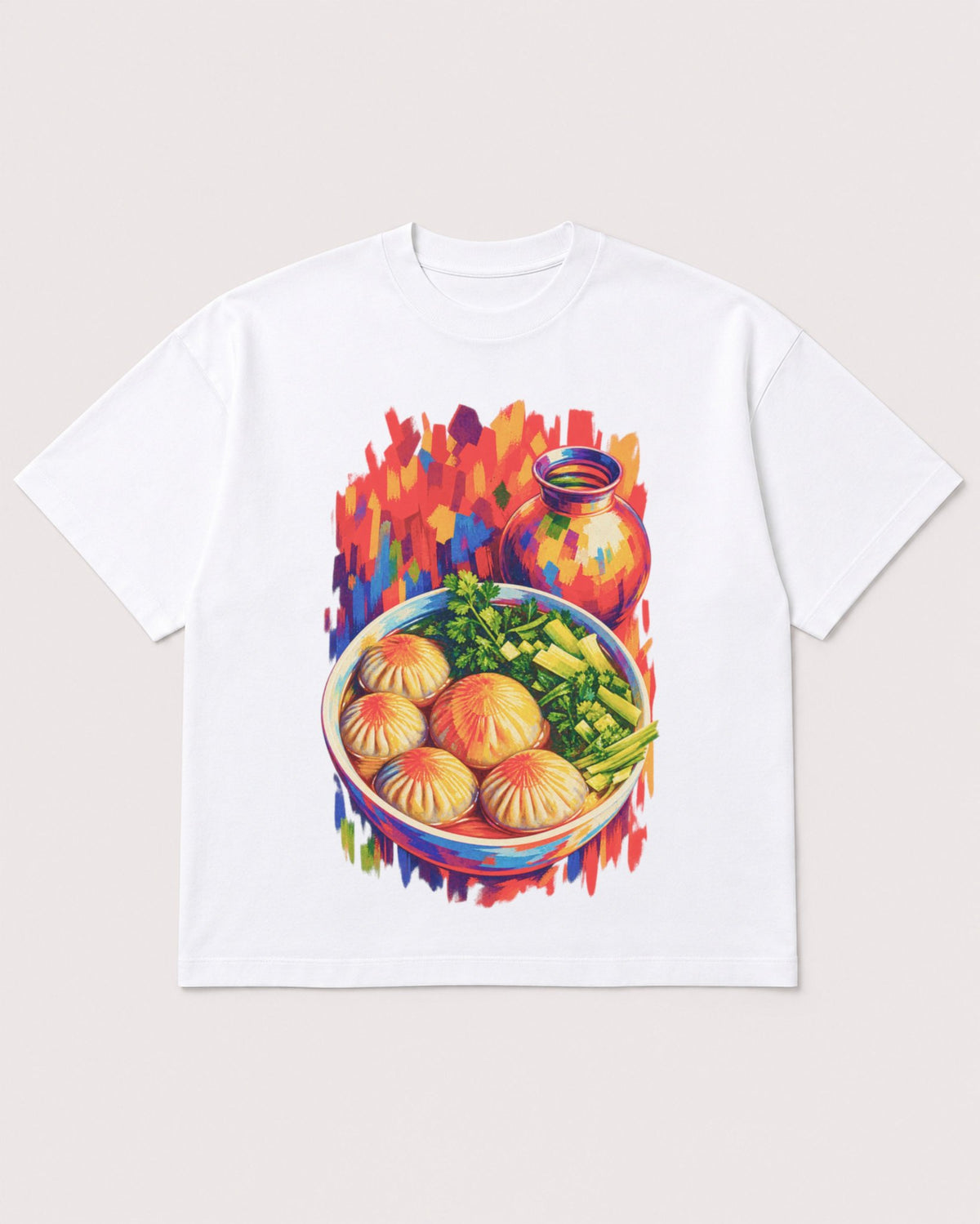 Mockup Boxy Heavyweight Tee White product