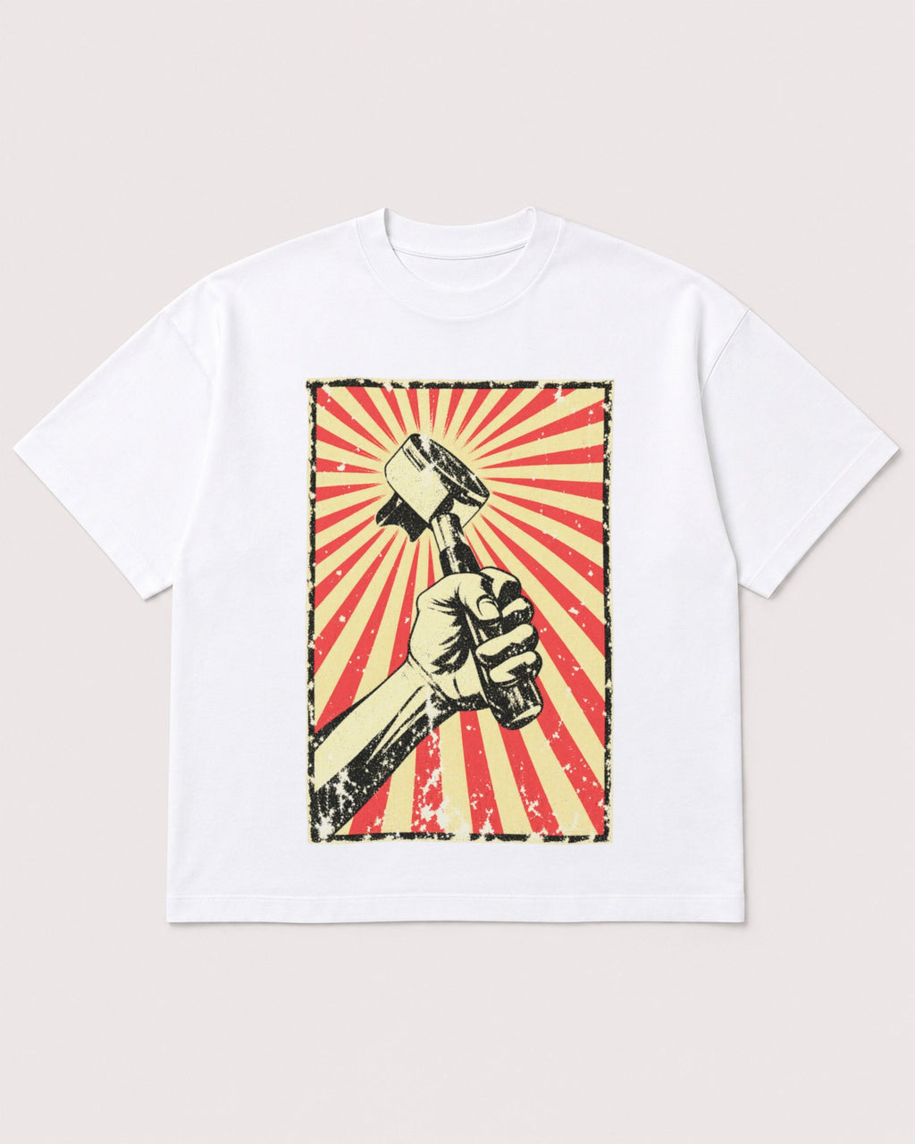 Mockup Boxy Heavyweight Tee White product
