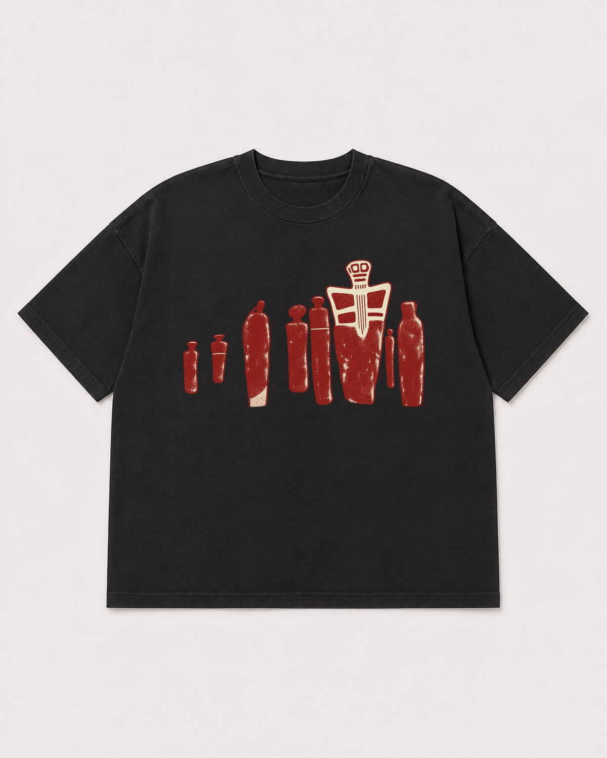 Mockup Boxy Heavyweight Tee Black product