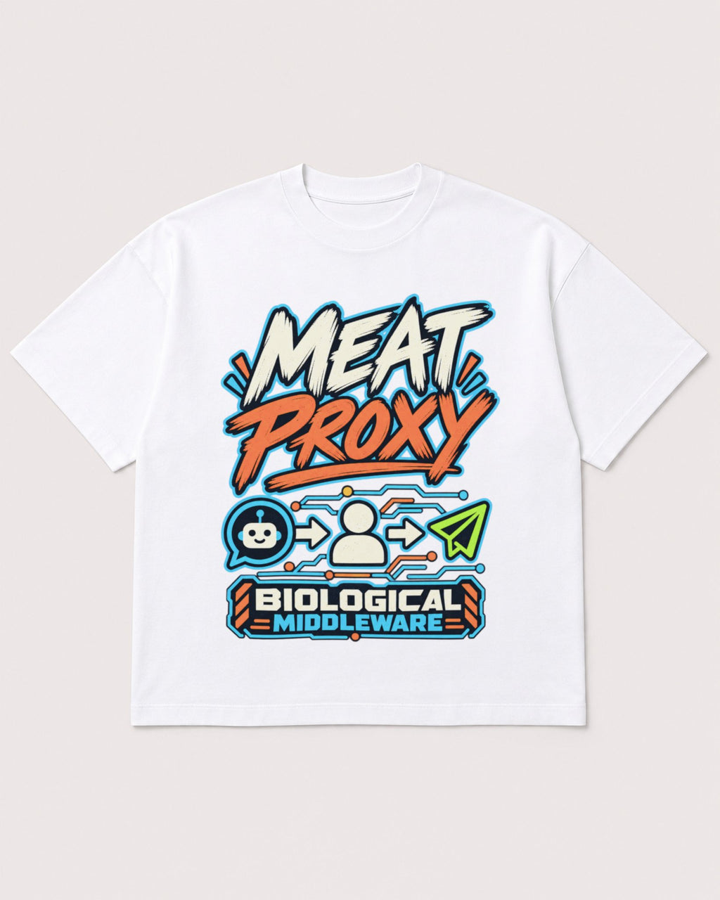 Mockup Boxy Heavyweight Tee White product