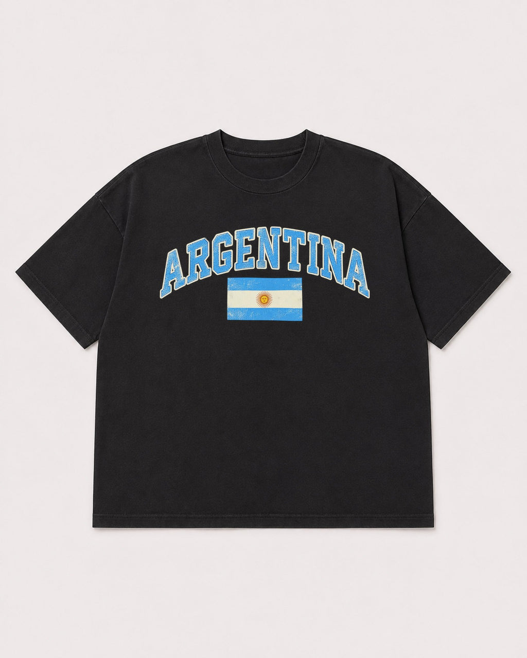 Mockup Boxy Heavyweight Tee Black product