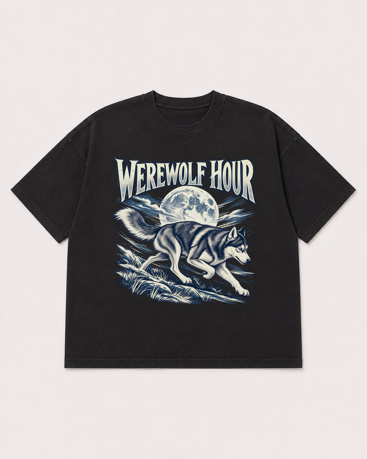Mockup Boxy Heavyweight Tee Black product