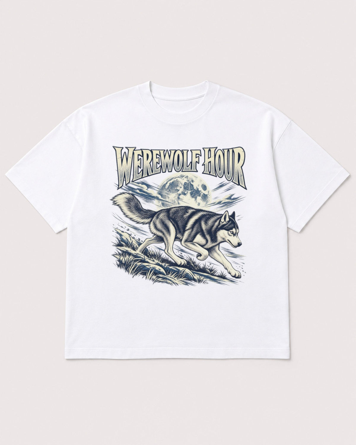 Mockup Boxy Heavyweight Tee White product