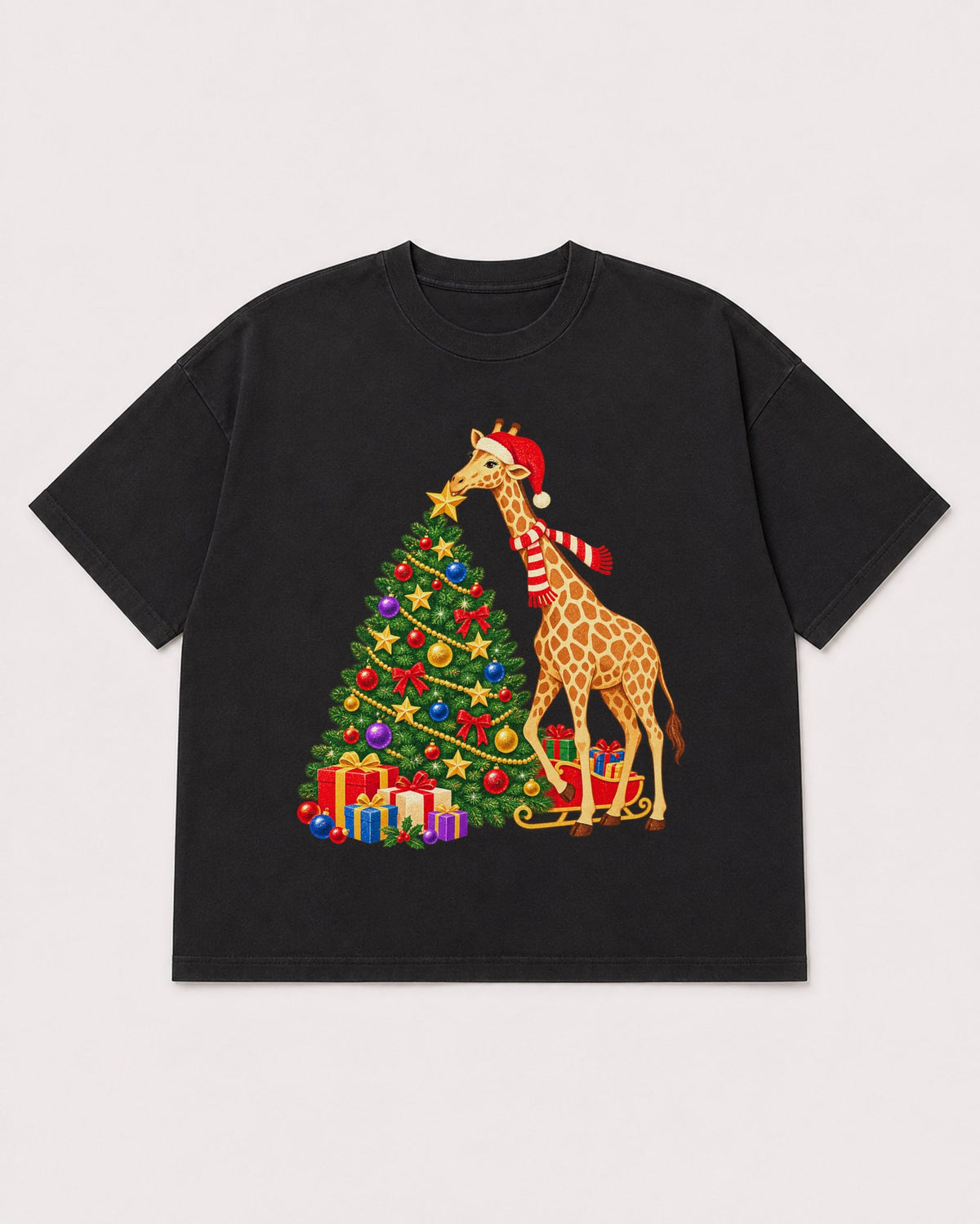 Mockup Boxy Heavyweight Tee Black product