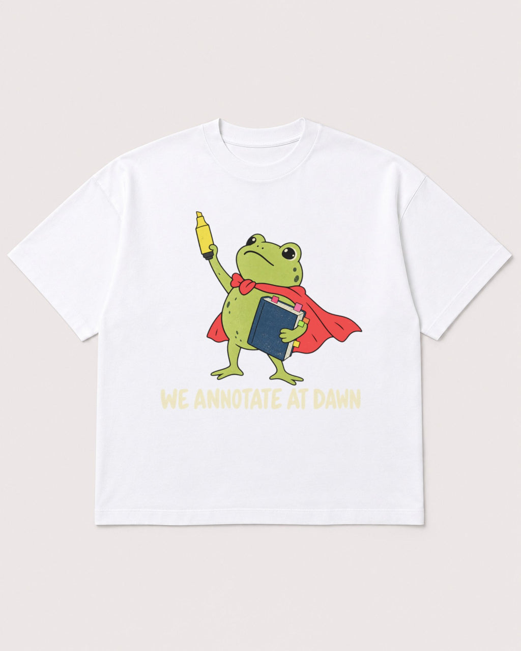 Mockup Boxy Heavyweight Tee White product