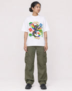 Mockup Boxy Heavyweight Tee White female full-body 12