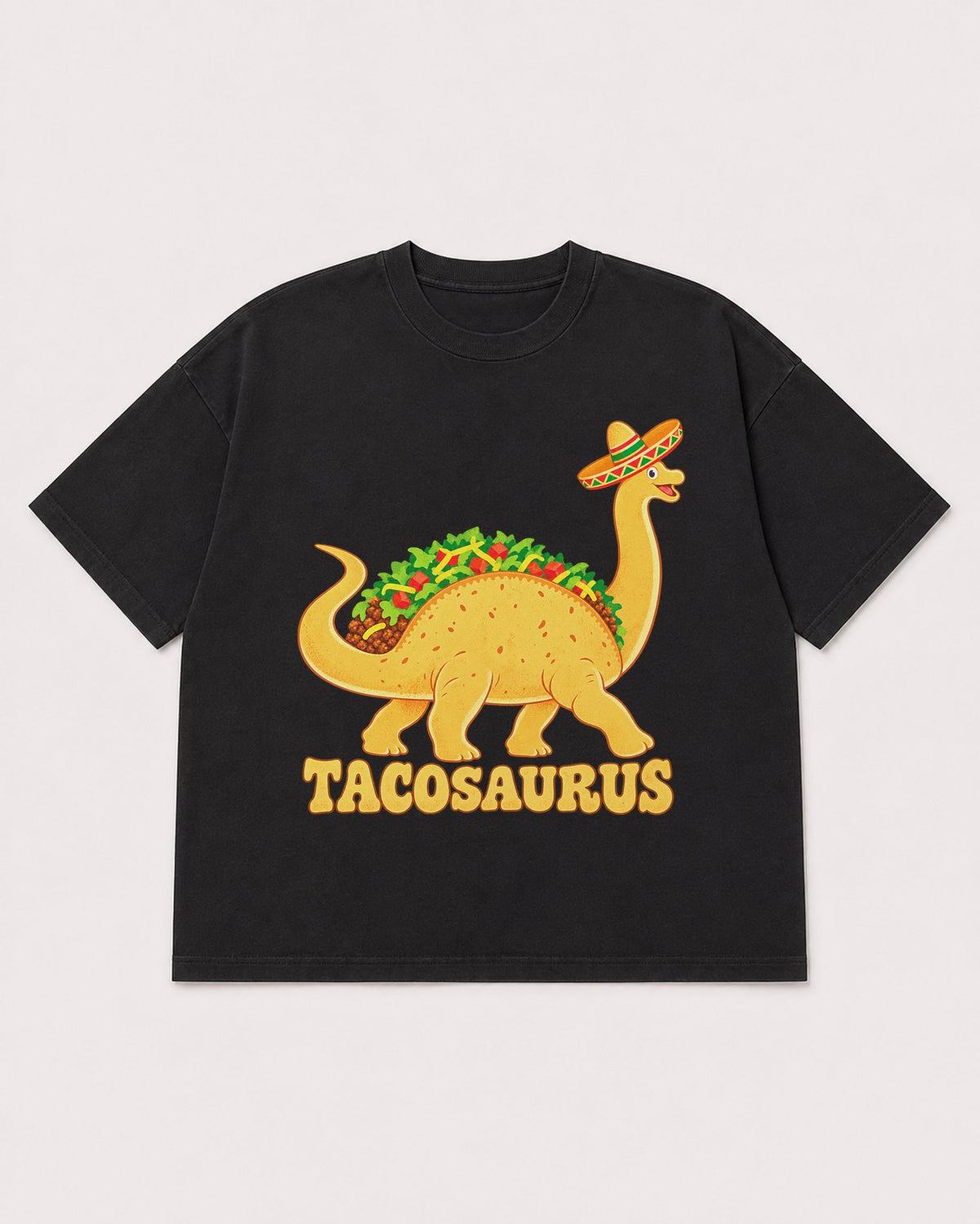 Mockup Boxy Heavyweight Tee Black product