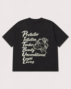 Mockup Boxy Heavyweight Tee Black product