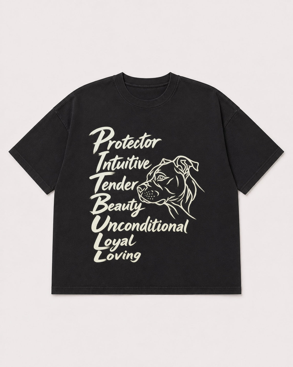 Mockup Boxy Heavyweight Tee Black product