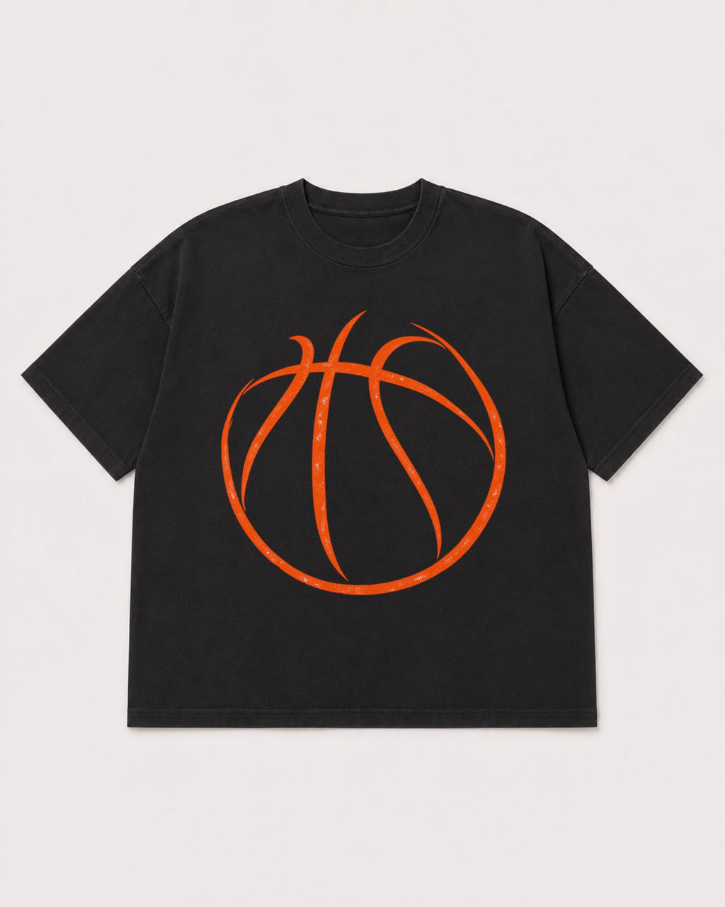 Mockup Boxy Heavyweight Tee Black product