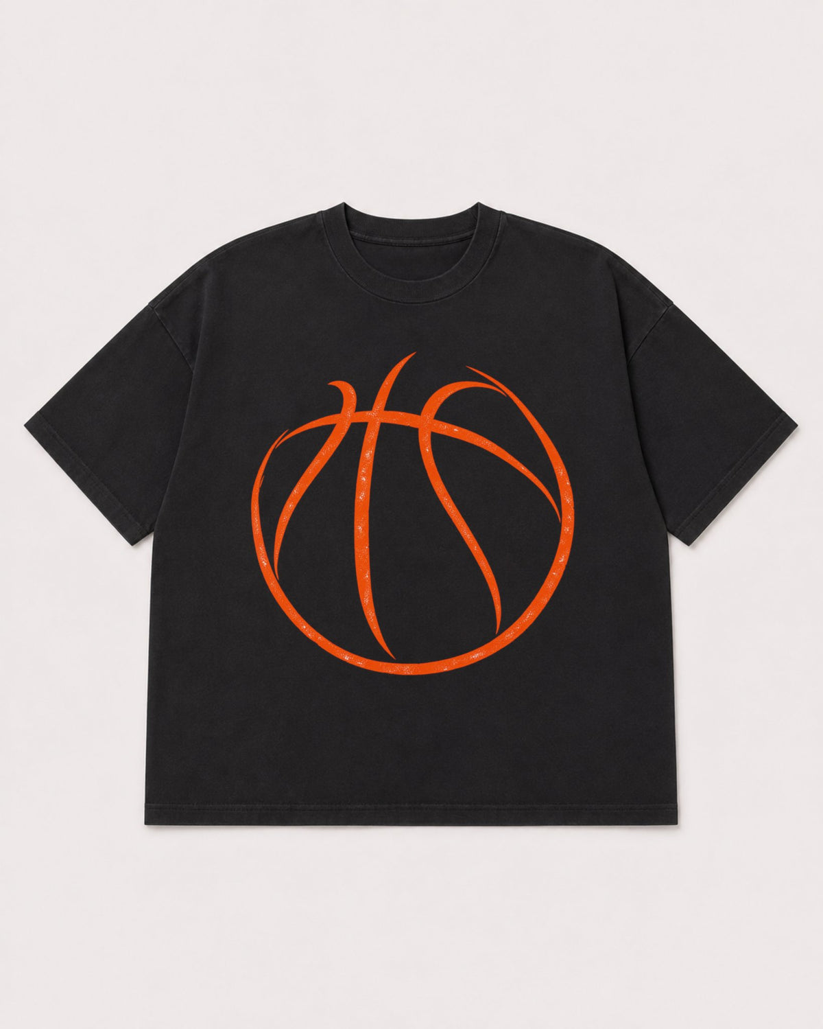 Mockup Boxy Heavyweight Tee Black product
