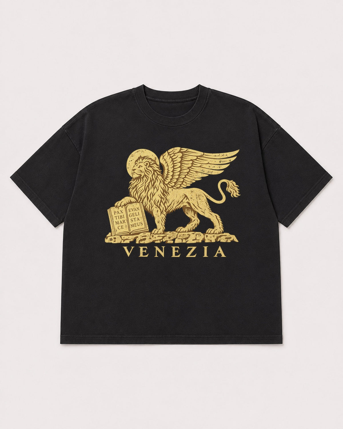 Mockup Boxy Heavyweight Tee Black product